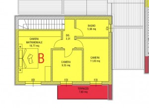 BRESCIA VILLA planimetria p.1o